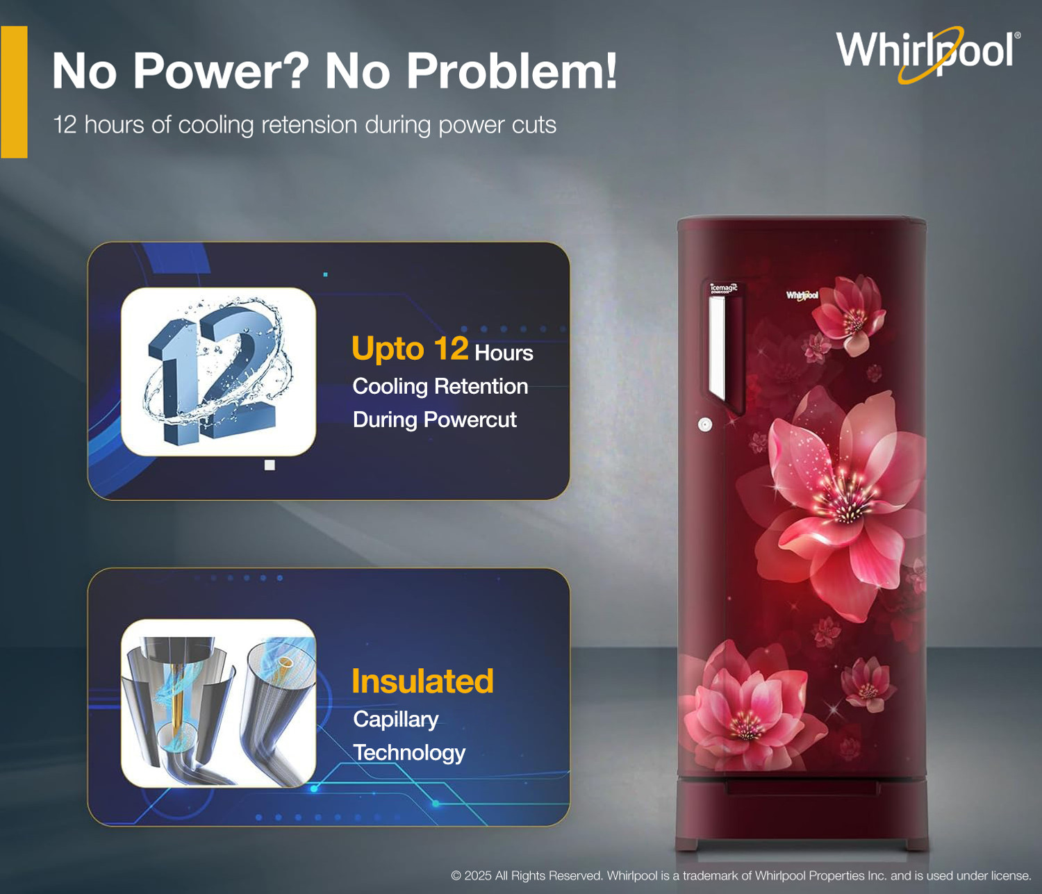 Image of Whirlpool 192 L Direct Cool Single Door 4 Star Refrigerator with Base Drawer