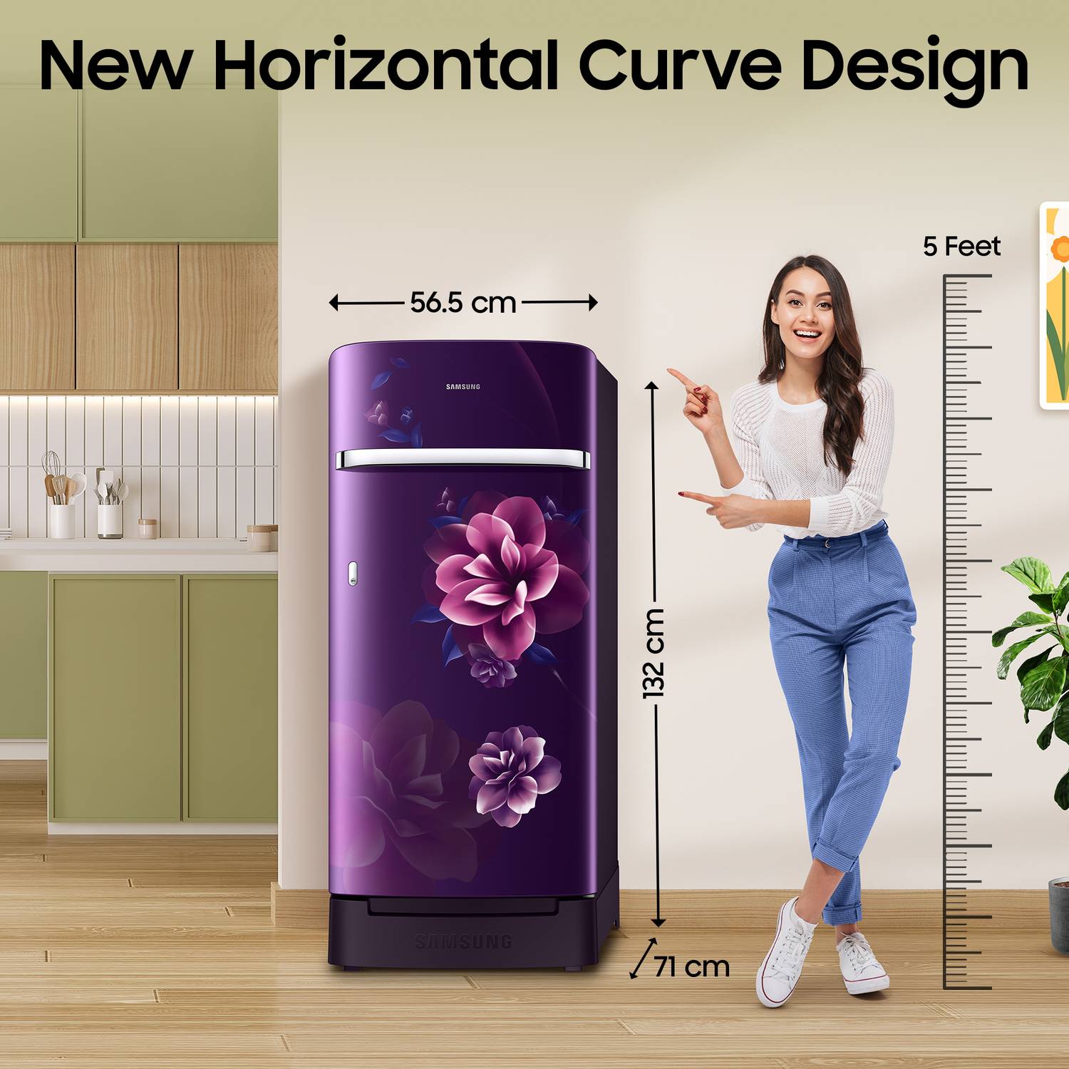 Samsung 189L Direct Cool Single Door 5 Star Refrigerator - Image 2