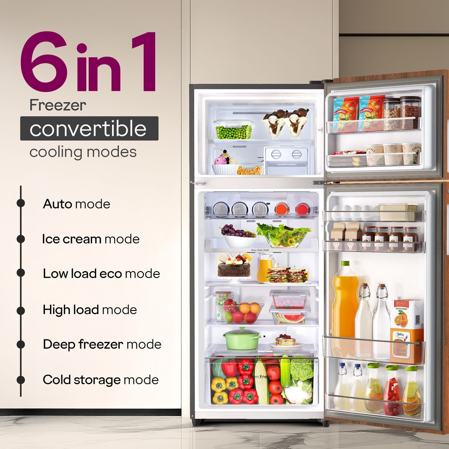 Image of Godrej 436 L Frost Free Double Door 2 Star Refrigerator