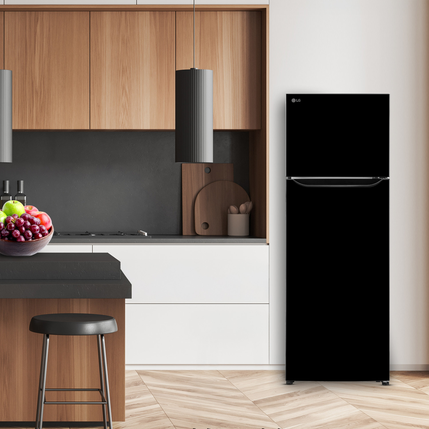 Image of LG 288 L Frost Free Double Door 2 Star Convertible Refrigerator with Smart Inverter Compressor and Express Freeze