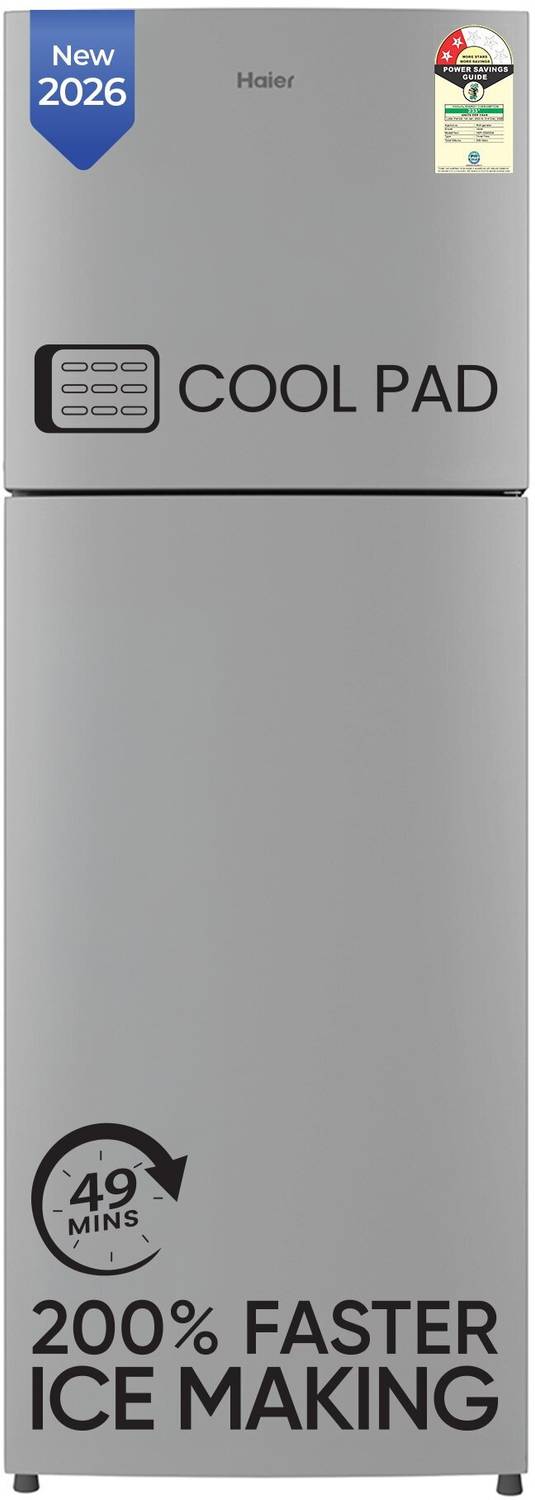 Haier 240 L Frost Free Double Door 2 Star Refrigerator with Free