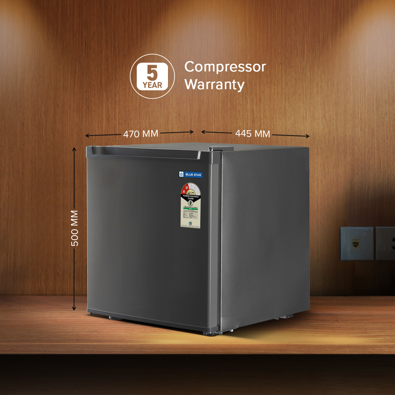 Image of Blue Star 45 L Direct Cool Single Door 2 Star Refrigerator