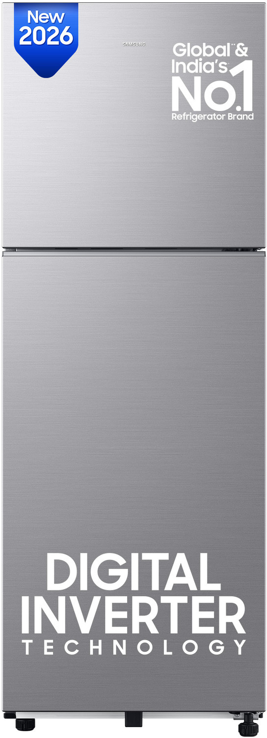 Image of Samsung 236 L Frost Free Double Door 3 Star Refrigerator with Digital Inverter, 2026 Model