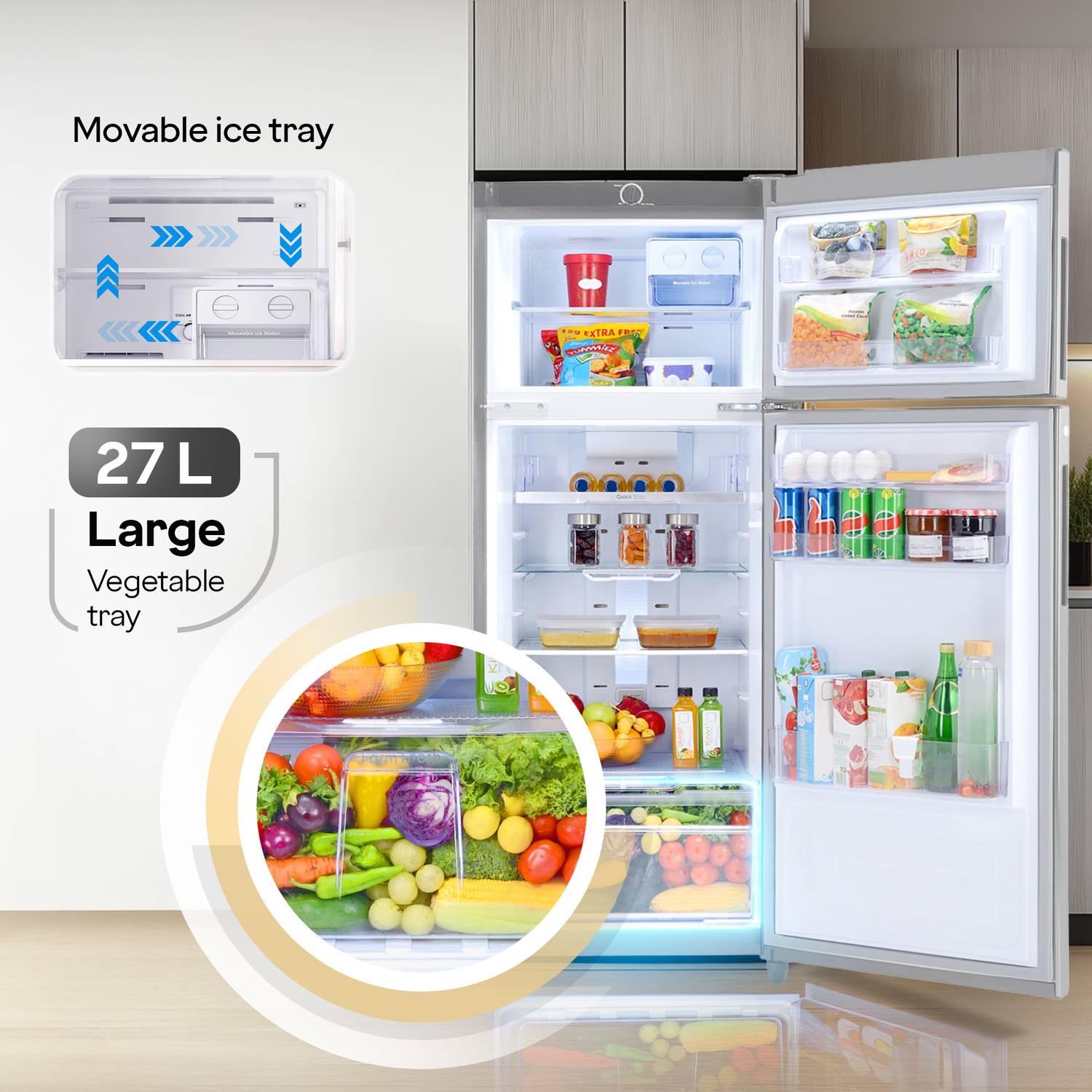 Godrej 223 L Double Door Refrigerator - Image 5