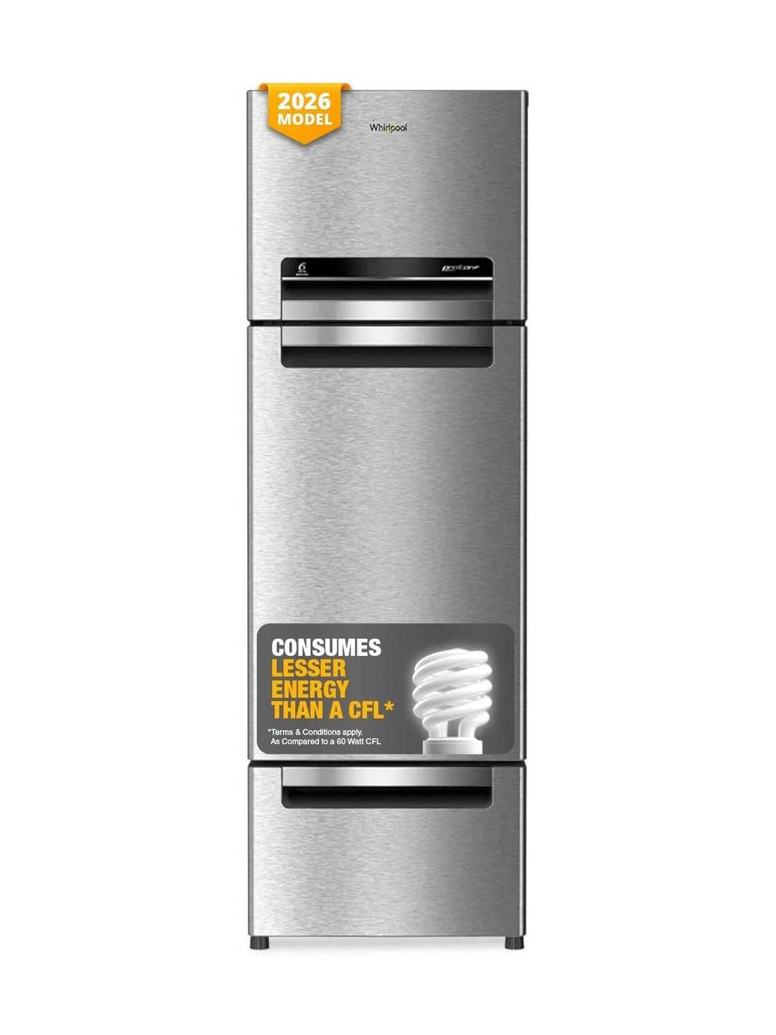 Whirlpool 215 L Frost Free Triple Door Refrigerator (Radiant Stee...more