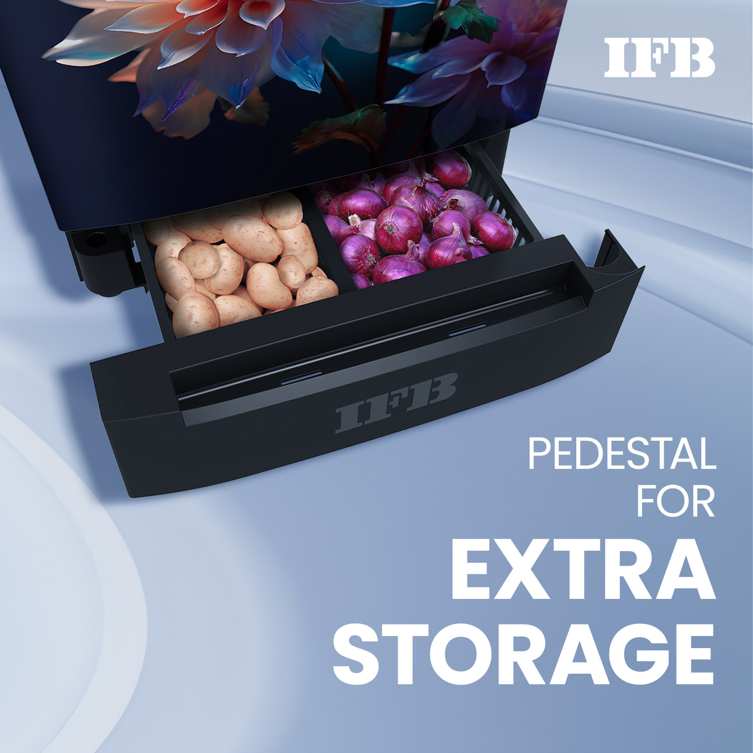 Image of IFB 187 L Direct Cool Single Door 4 Star Refrigerator with Base Drawer