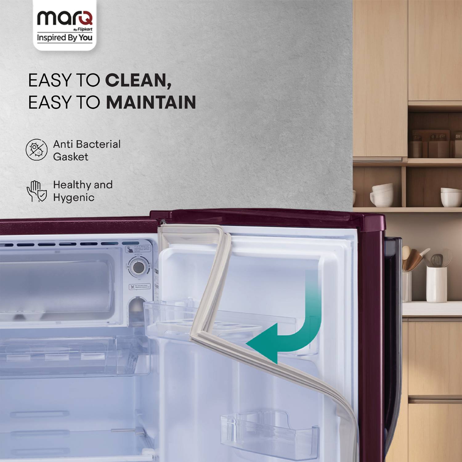 MarQ 183L Direct Cool Single Door 2 Star Refrigerator - Image 5