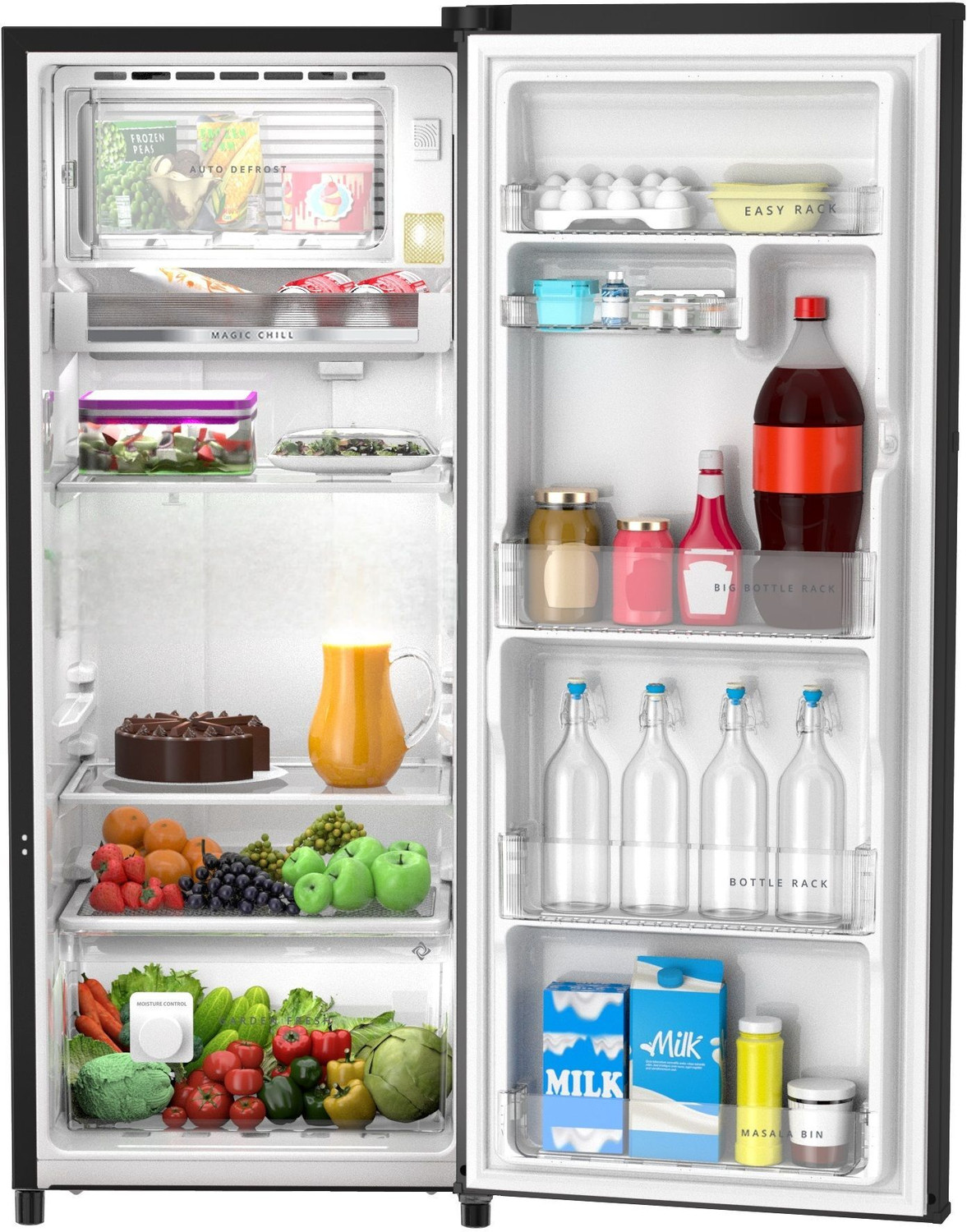 Image of Whirlpool 192 L Direct Cool Single Door 3 Star Refrigerator with Auto Defrost