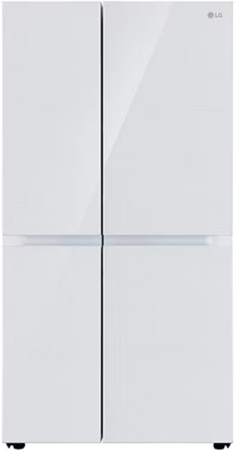 Image of LG 650 L Frost Free Side by Side 5 Star Convertible Refrigerator with Smart Inverter Compressor, Premium Glass Door, Hygiene Fresh+ & DoorCooling+