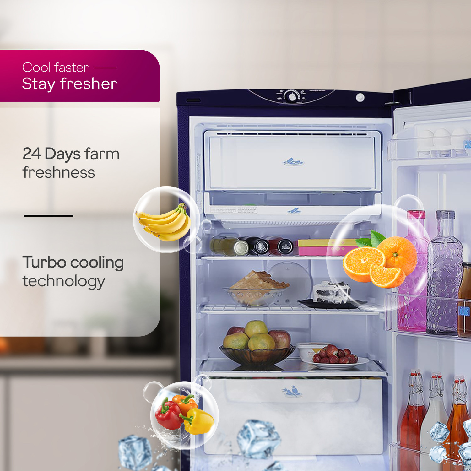 Image of Godrej 180 L Direct Cool Single Door 2 Star Refrigerator