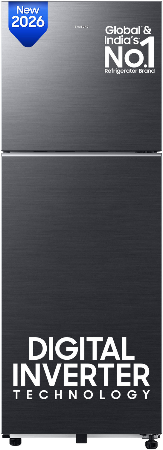 Image of Samsung 236 L Frost Free Double Door 3 Star Refrigerator with Digital Inverter, 2026 Model