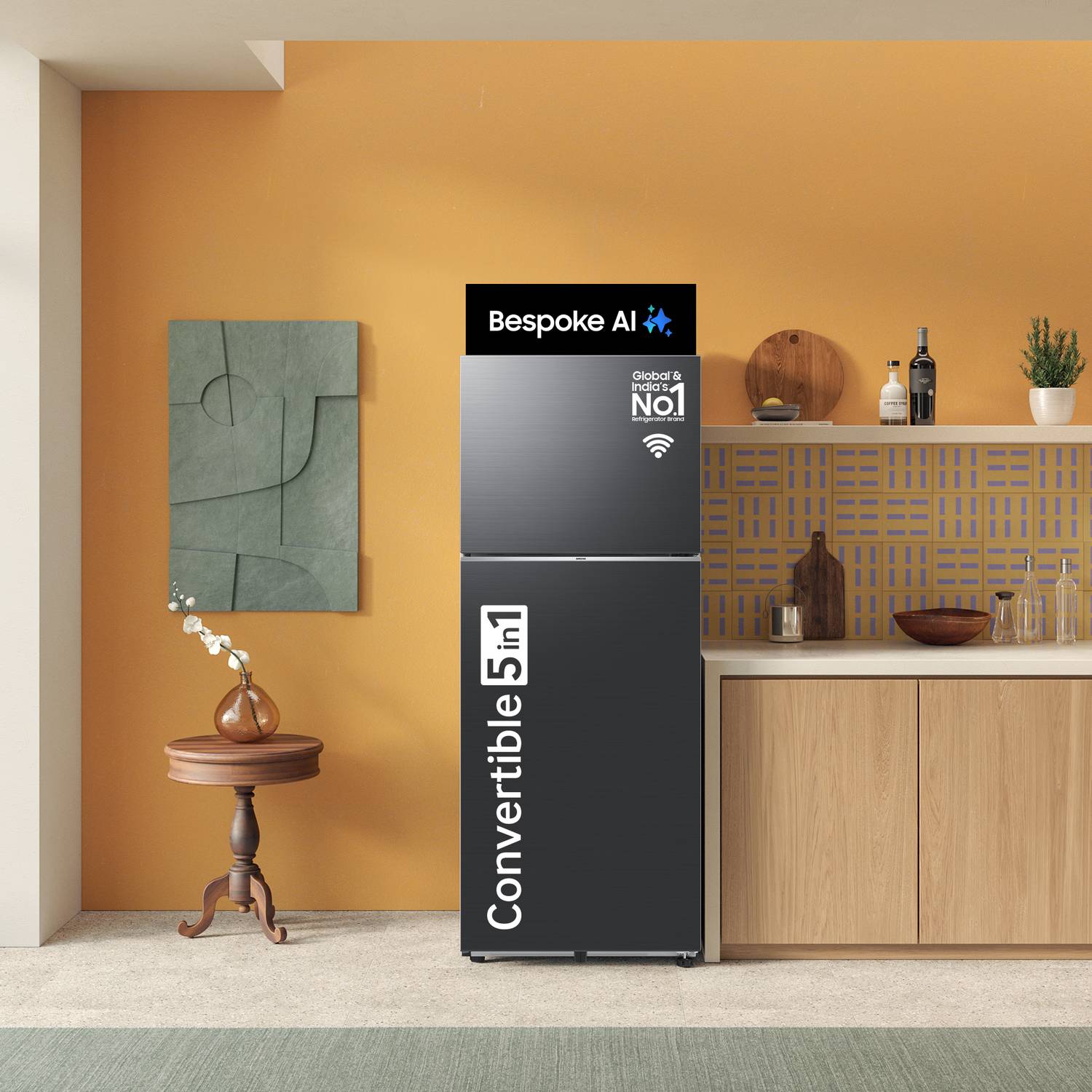 Samsung 396 L Frost Free Double Door 3 Star Convertible