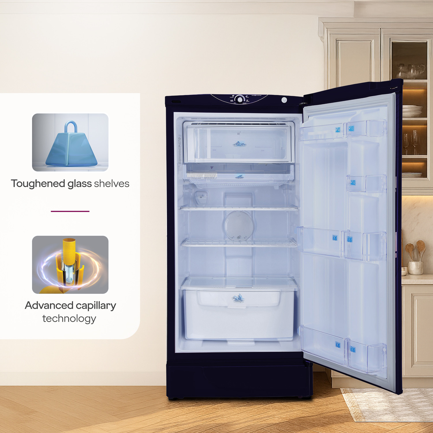 Image of Godrej 180 L Direct Cool Single Door 2 Star Refrigerator