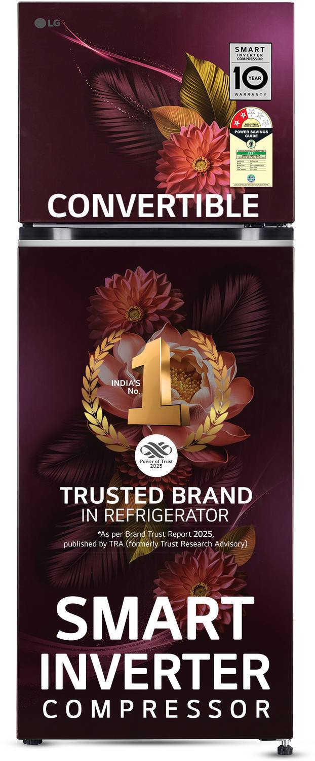 LG 272 L Frost Free Double Door 2 Star Convertible Refrigerator with Smart Inverter Compressor, Multi Air Flow and Auto Smart Connect Online at Best Price in India | Flipkart.com
