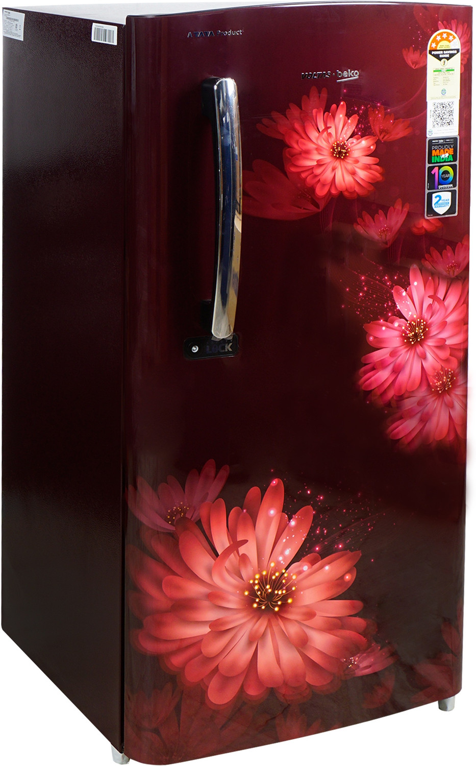 Image of Voltas Beko 185 L Direct Cool Single Door 4 Star Refrigerator