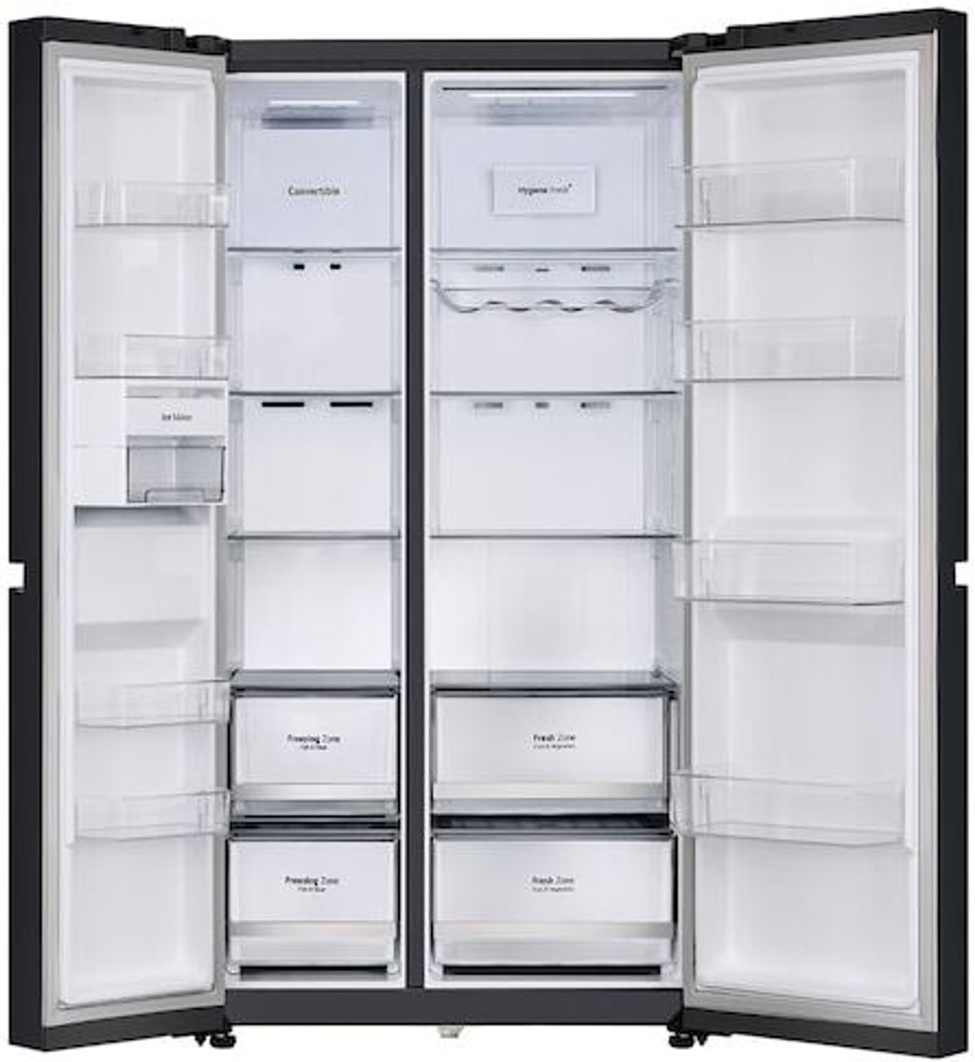 Image of LG 650 L Frost Free Side by Side 3 Star Convertible Refrigerator