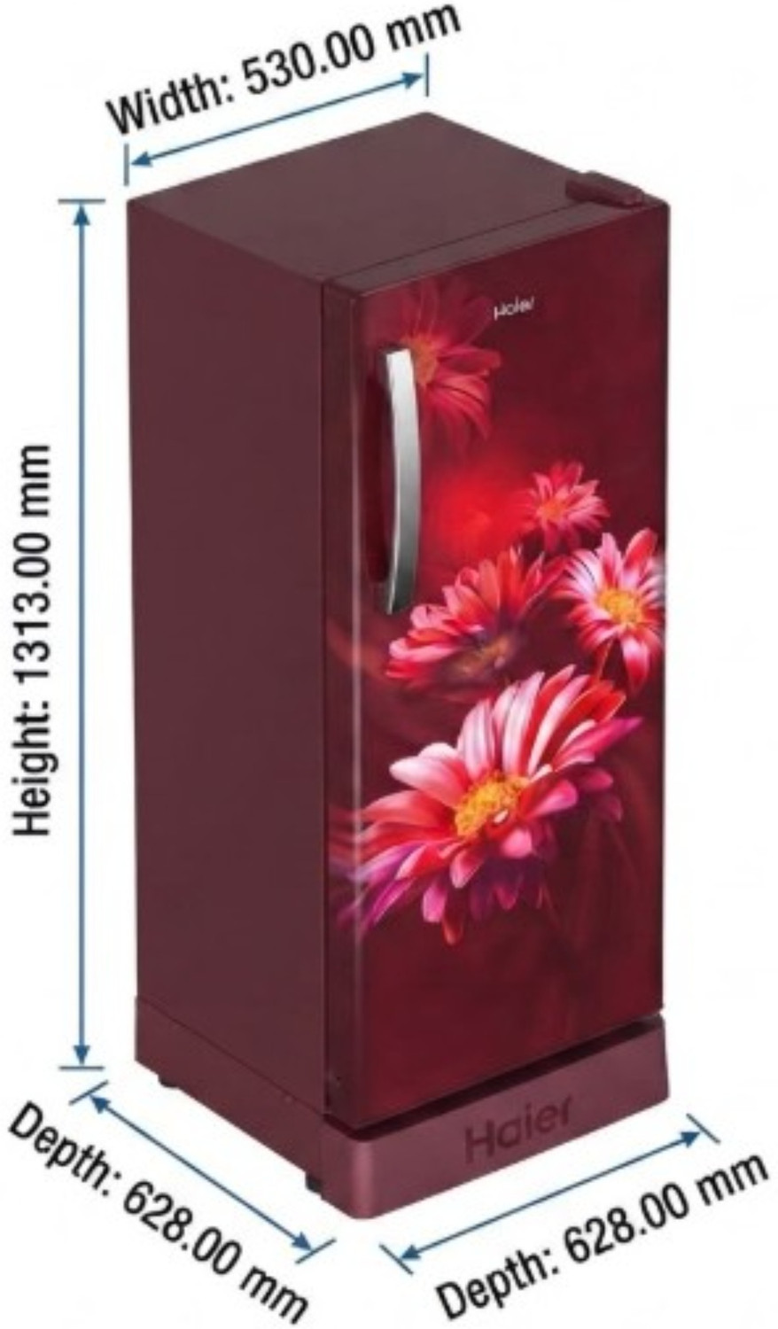 Image of Haier 190 L Direct Cool Single Door 5 Star Refrigerator with Base Drawer