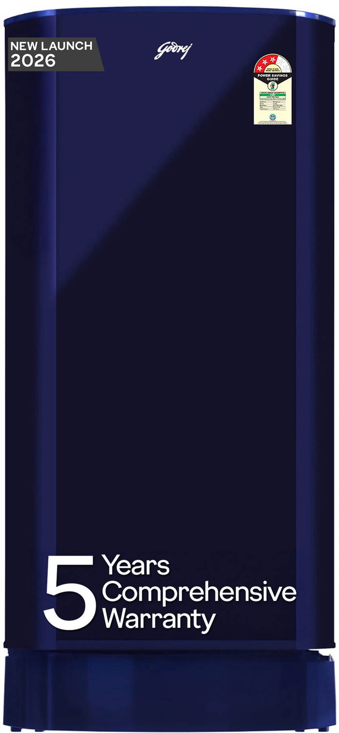 Image of Godrej 183 L Direct Cool Single Door 3 Star Refrigerator with Jumbo Vegetable Tray and Wired Shelves