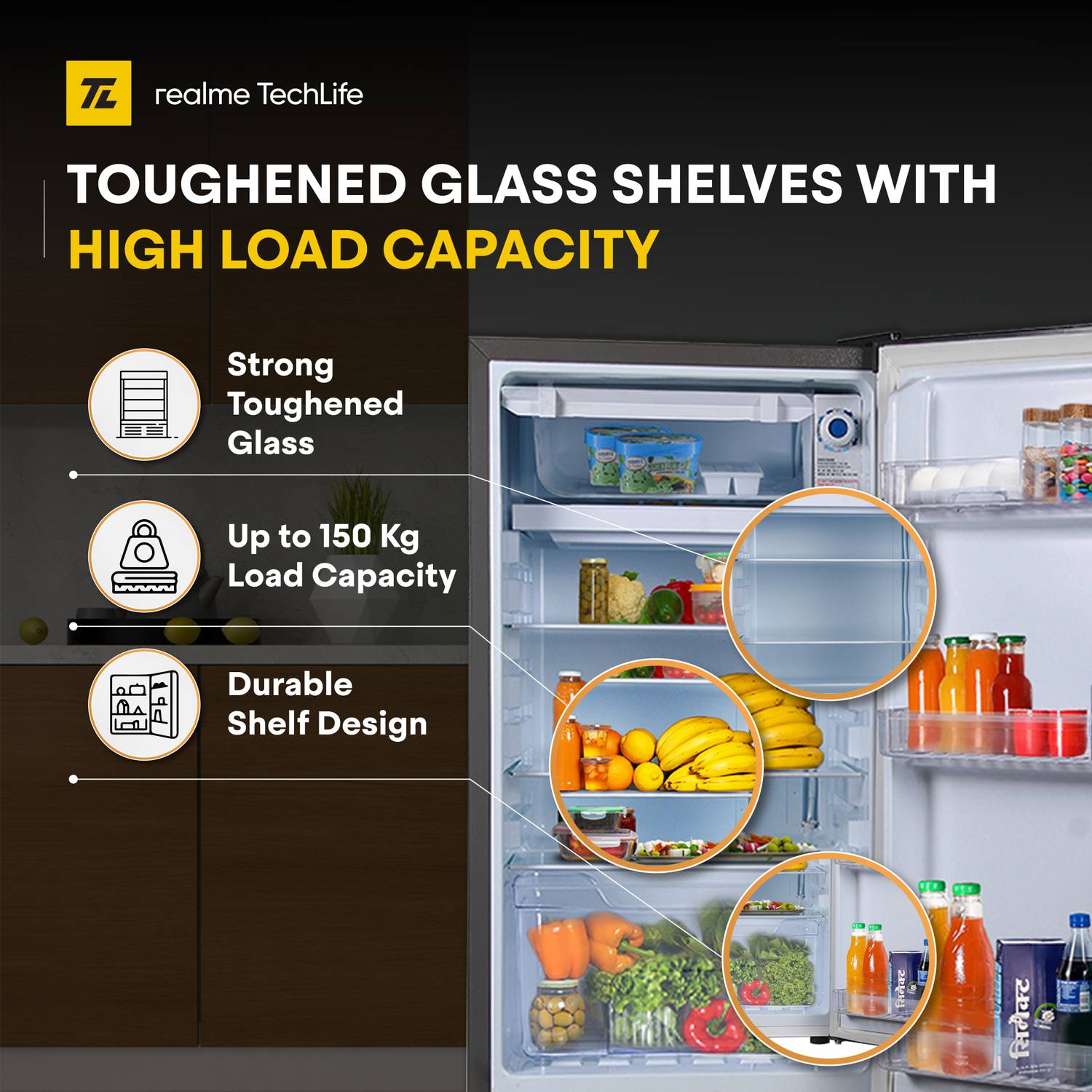 realme TechLife 84L Single Door Refrigerator - Image 3