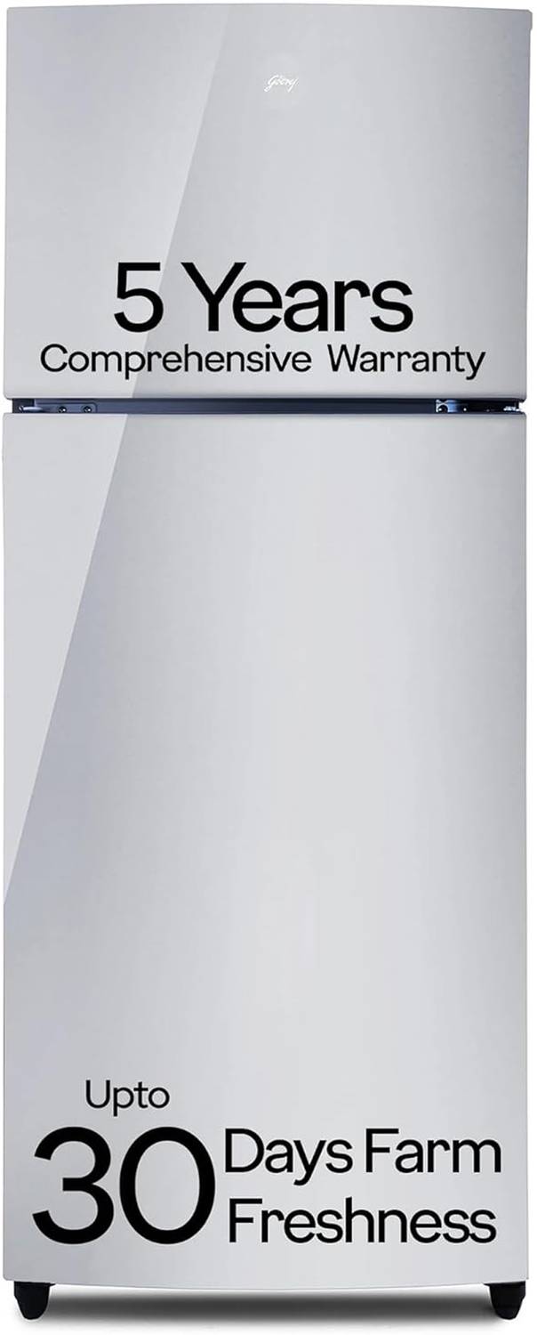 Godrej 223 L Frost Free Double Door 2 Star Refrigerator with Advanced Inverter and 95%+ Food Surface Disinfection