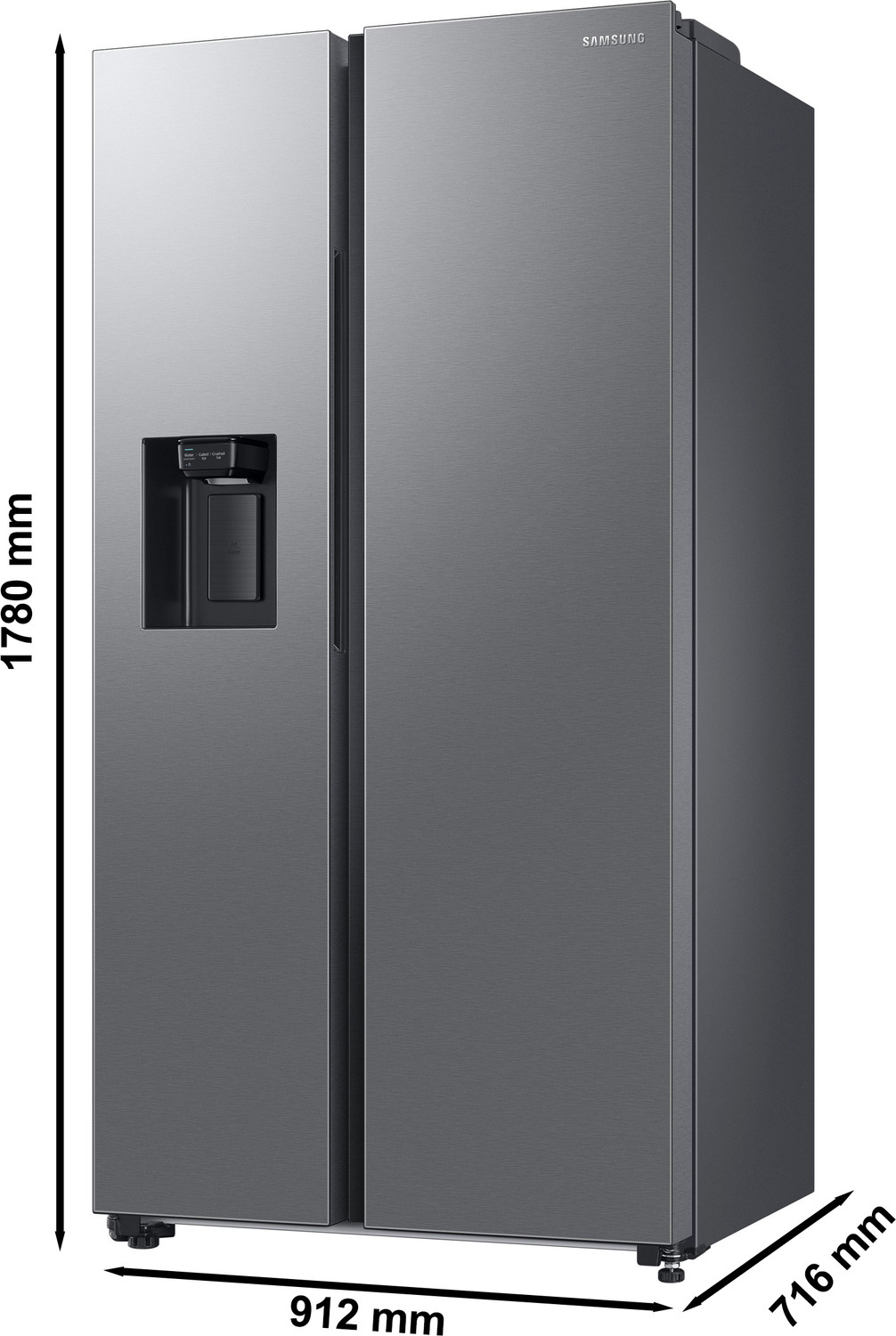 Image of Samsung 633 L Direct Cool Side by Side 3 Star Refrigerator
