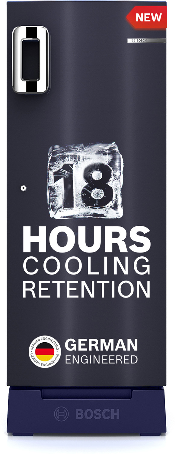 Image of BOSCH 226 L Direct Cool Single Door 4 Star Refrigerator with Base Drawer with Industrys largest vegetable box 18 Hour Cooling Retention during powercut, 2.5x Faster Cooling, Smart inverter compressor