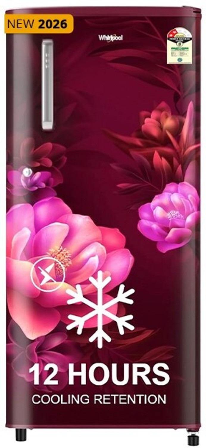 Image of Whirlpool 184 L Direct Cool Single Door 2 Star Refrigerator with 2 star Refrigerator, upto 9 hour cooling retention, fridge