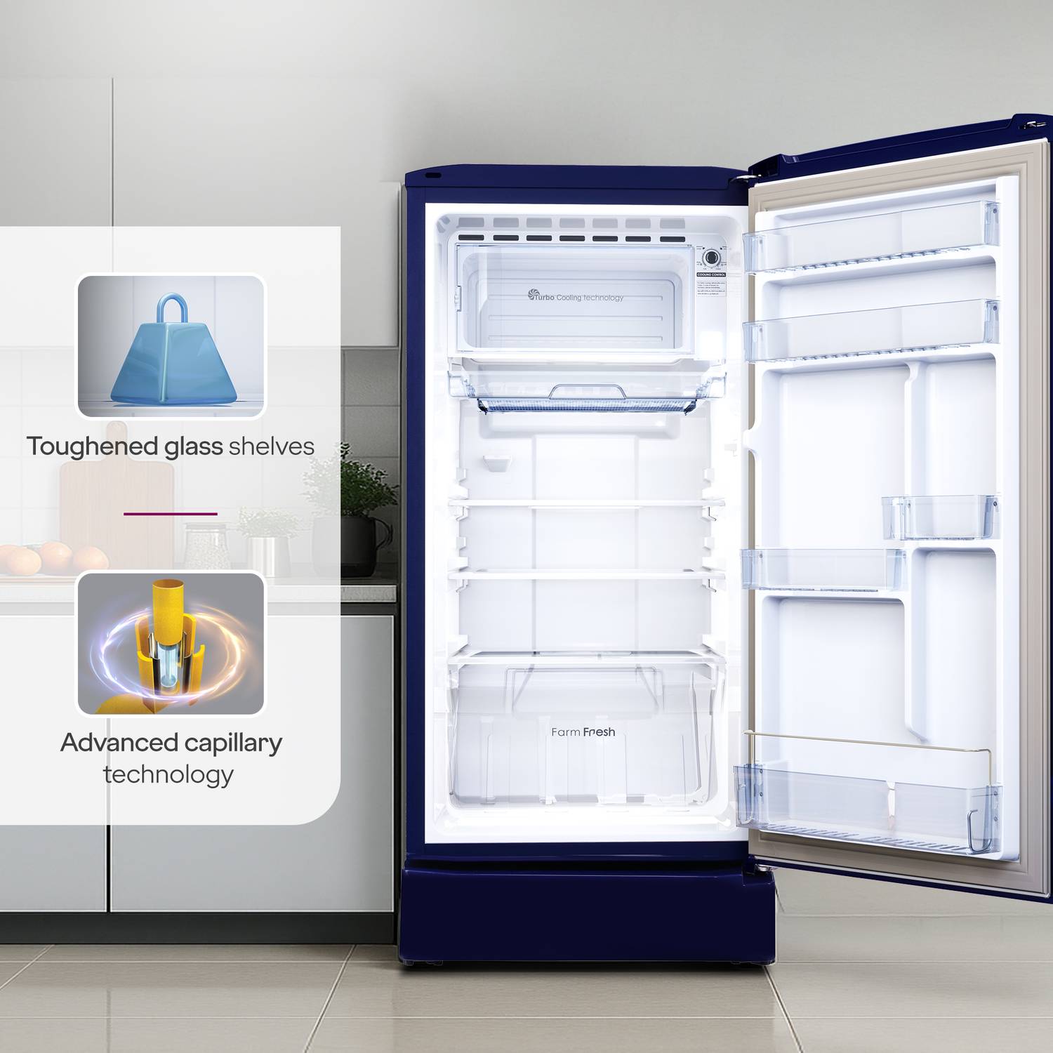 Godrej 183L Direct Cool Single Door Refrigerator - Image 5