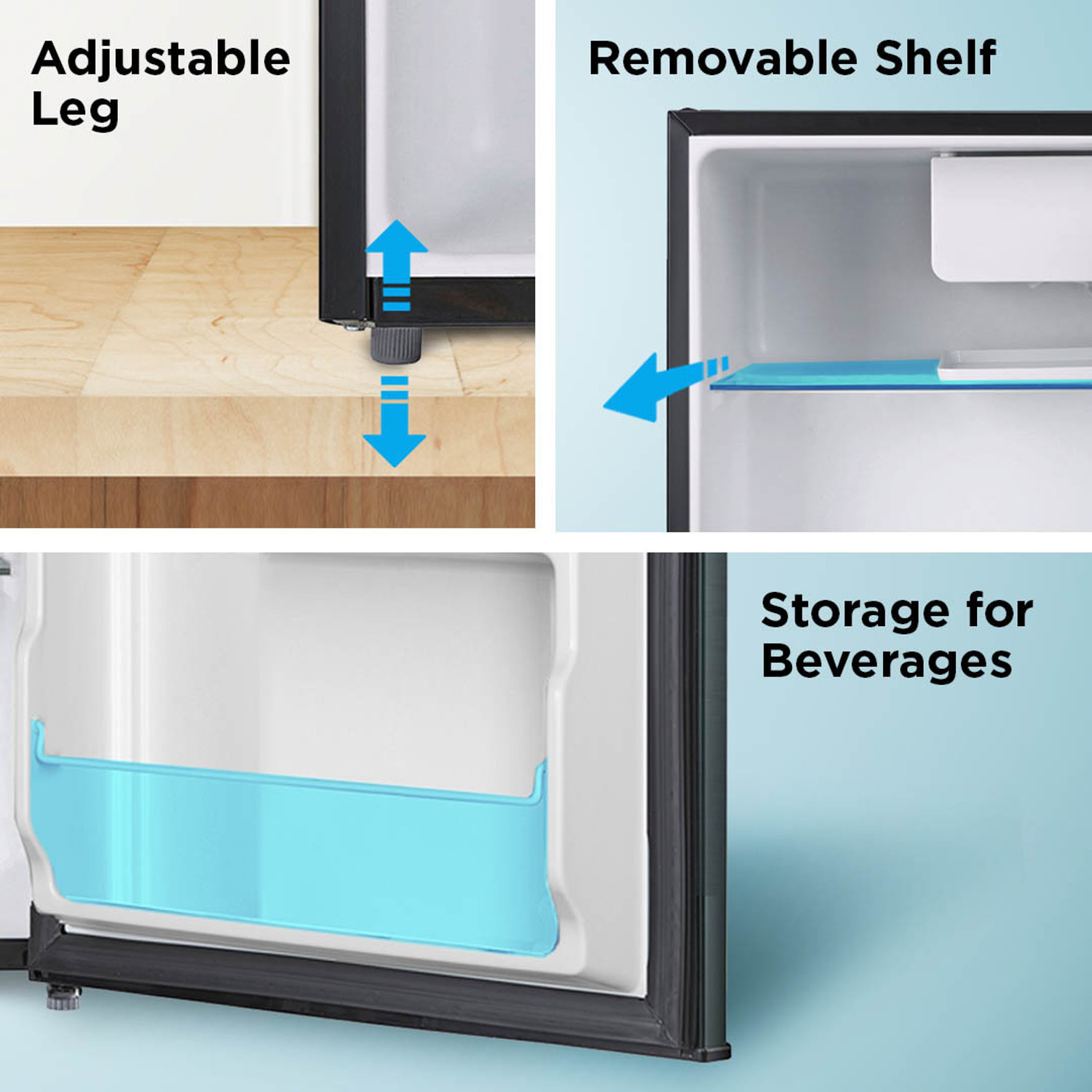 Image of Midea 43 L Direct Cool Single Door 3 Star Refrigerator