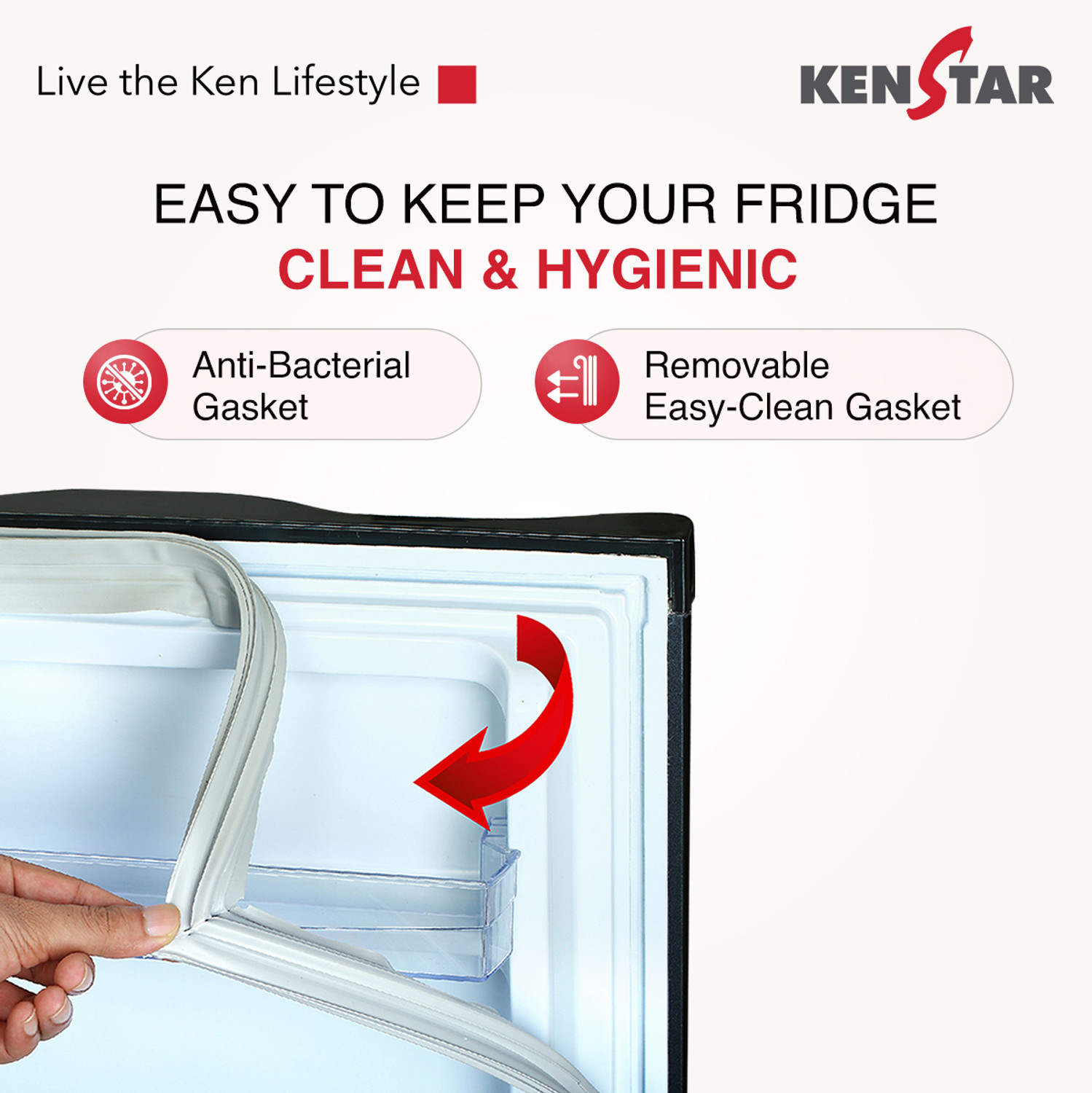 Image of Kenstar 92 L Direct Cool Single Door 1 Star Refrigerator