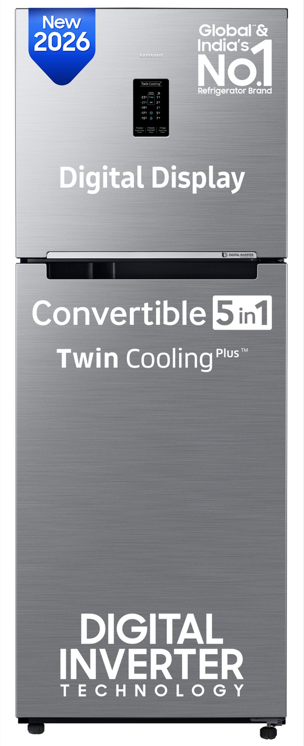 Image of Samsung 301 L Frost Free Double Door 2 Star Refrigerator