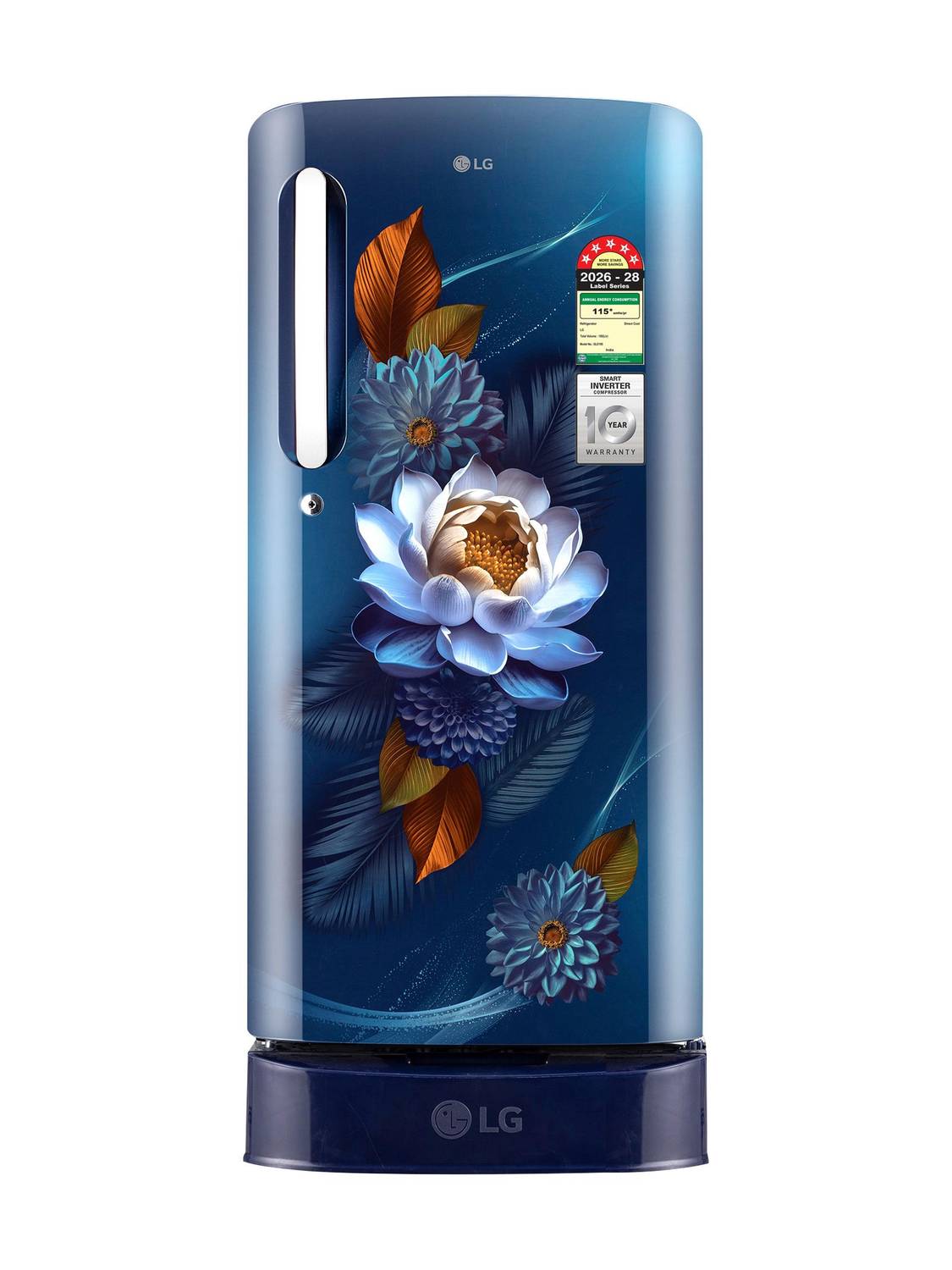 LG 185L Direct Cool Single Door 5 Star Refrigerator with Base Drawer - Image 1