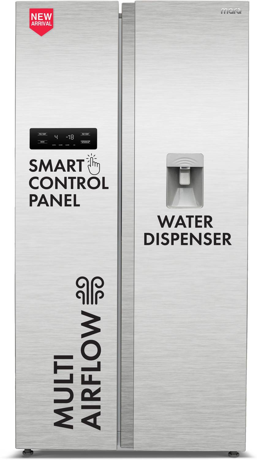 MarQ by Flipkart 584 L Frost Free Side by Side Refrigerator with