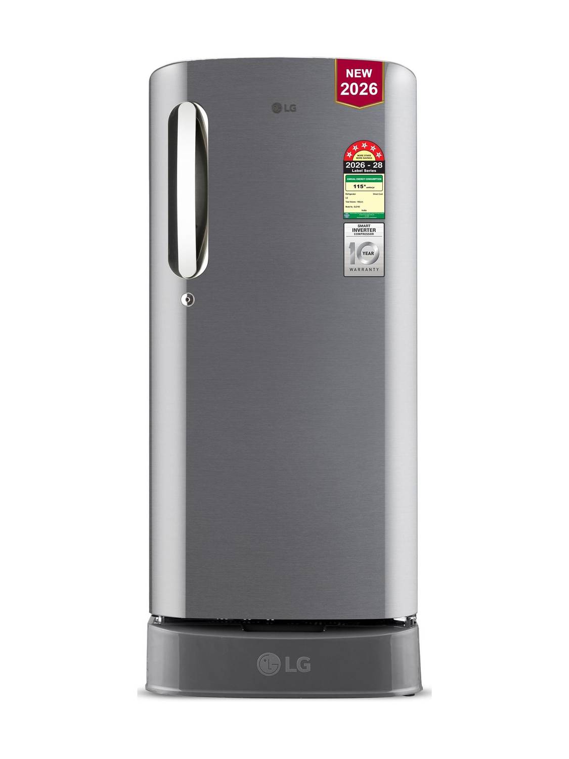 185 L Direct Cool Single Door 5 Star Refrigerator with Base Drawer with Smart Inverter Compressor, Runs on Home Inverter, Fit Max Chiller Tray & 2026 Model - Image 1