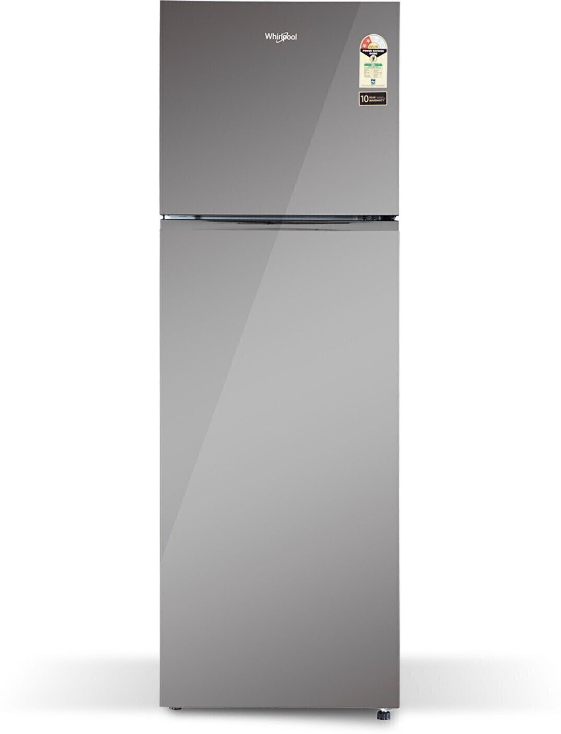 Image of Whirlpool 235 L Frost Free Double Door 2 Star Refrigerator with Glass Door