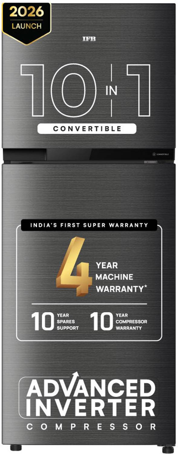 241 L Frost Free Double Door 2 Star Convertible Refrigerator wit