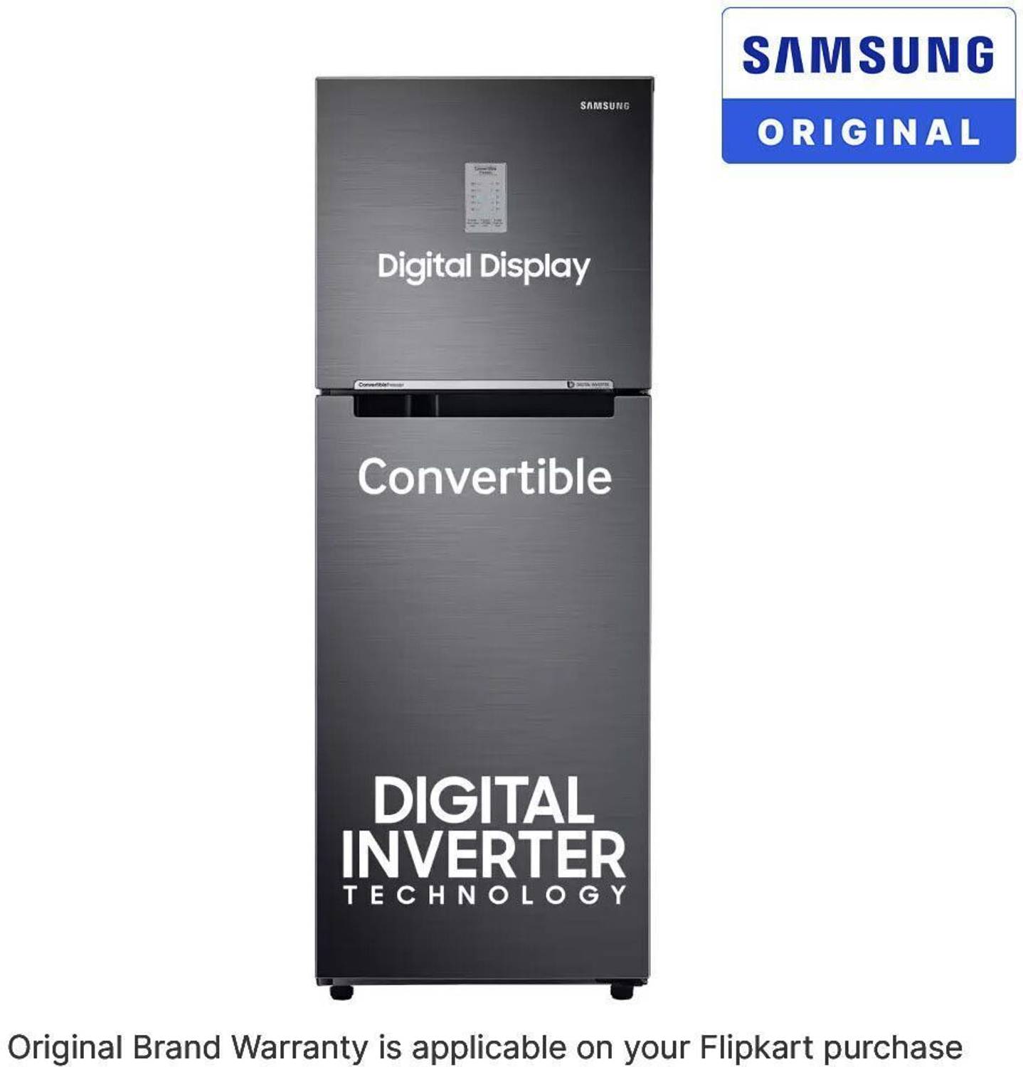 Samsung 236L Frost Free Double Door 3 Star Convertible Refrigerator - Image 2
