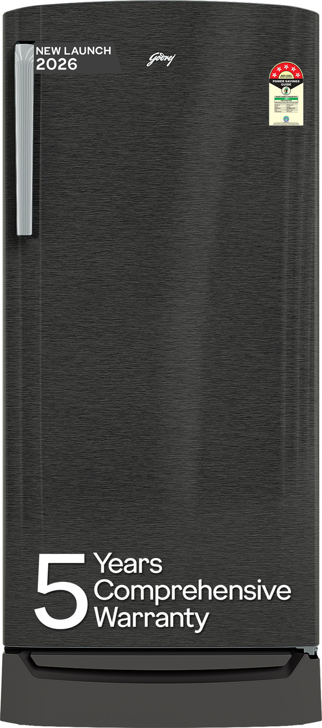 Image of Godrej 194 L Direct Cool Single Door 5 Star Refrigerator with Base Drawer with Turbo Cooling Technology With Energy Efficient Inverter Compressor