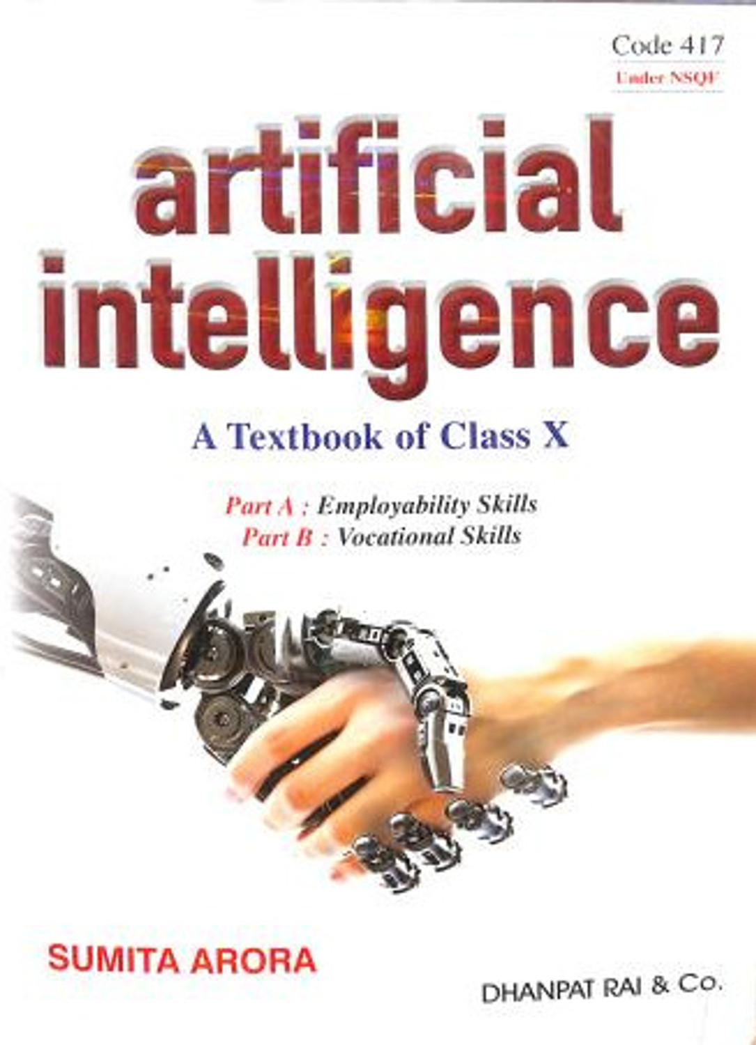 Image of Artificial Intelligence Textbook Of Class 10 (Code 417) 2025-26 Edition