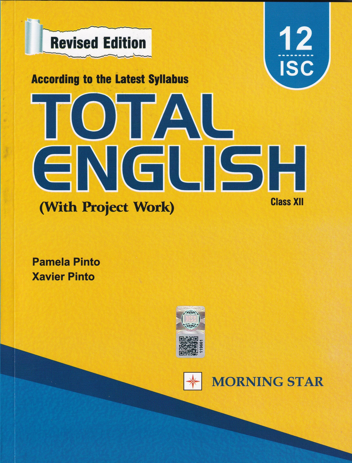 Image of ISC Total English( With Project Work) According To The Syllabus Class 12 For Examination 2023-2024