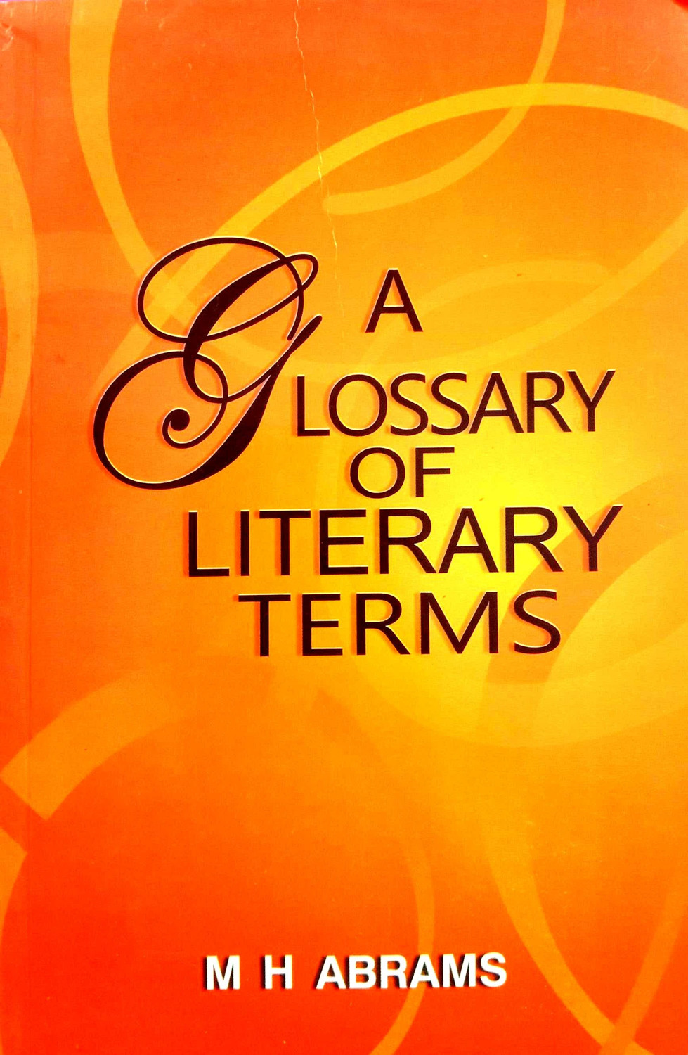 Image of A Glossary Of Literary Terms