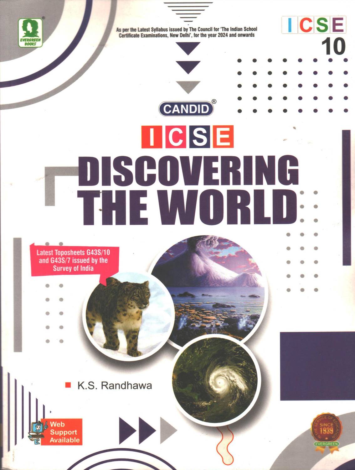 Discovering World Geography 教科書 Discovering The World Textbook Of Geography For Class 10: Buy