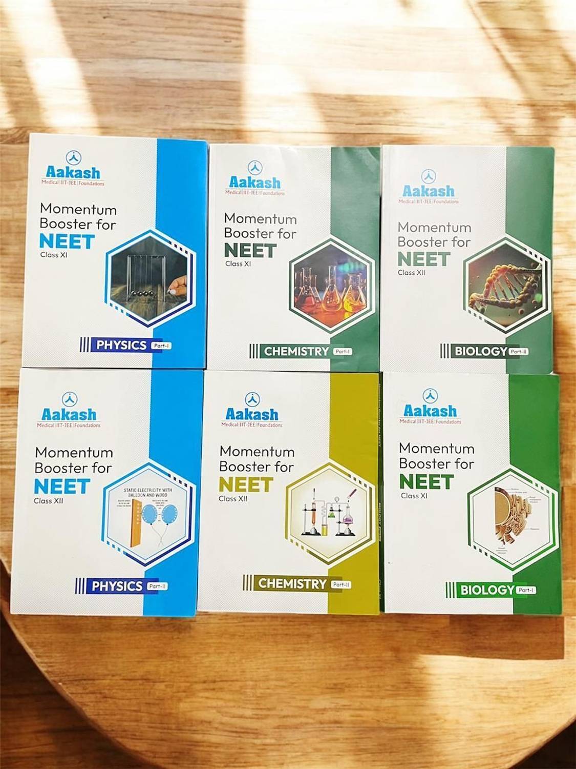 Aakash Dropper For NEET 2026 (17 Books) + Momentum Booster Class