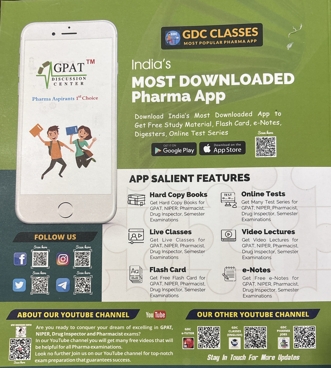 Image of GDC Objective Pharmacist Exam At Your Fingertips | 6000+ MCQ Bank | 125+ Previous Year MCQs | Syllabus | Pharmacy Competitive Exam Book (Paperback)
