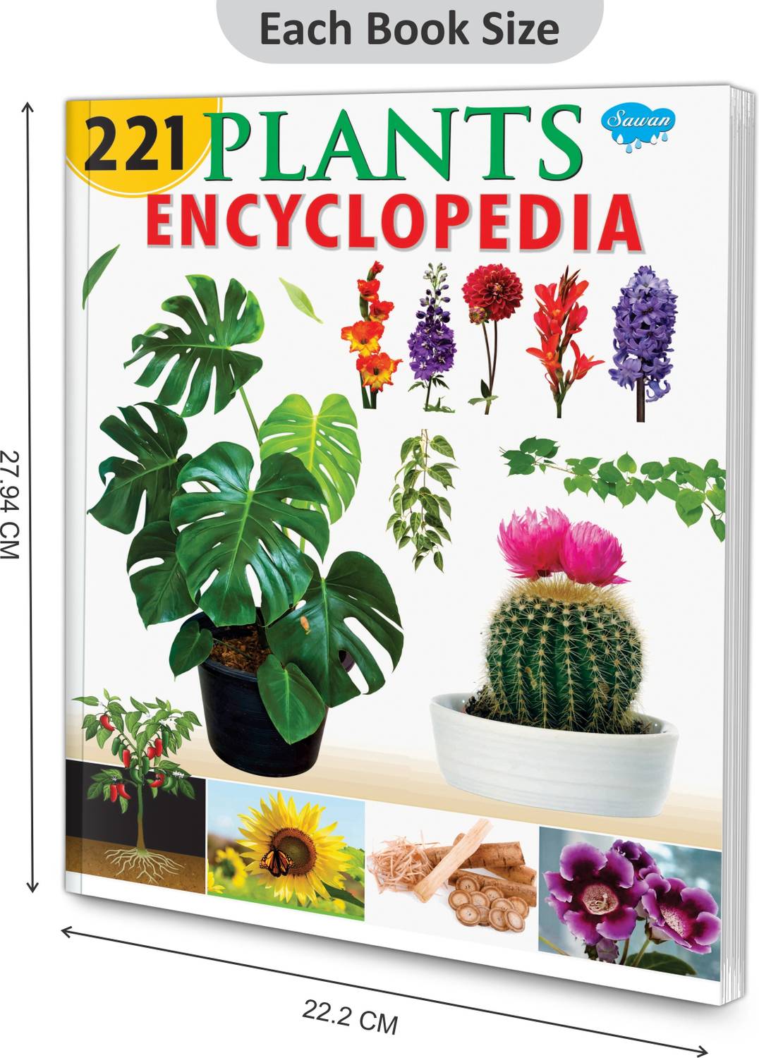 221 Plants Encyclopedia Book For Kids : Learning Books For Young