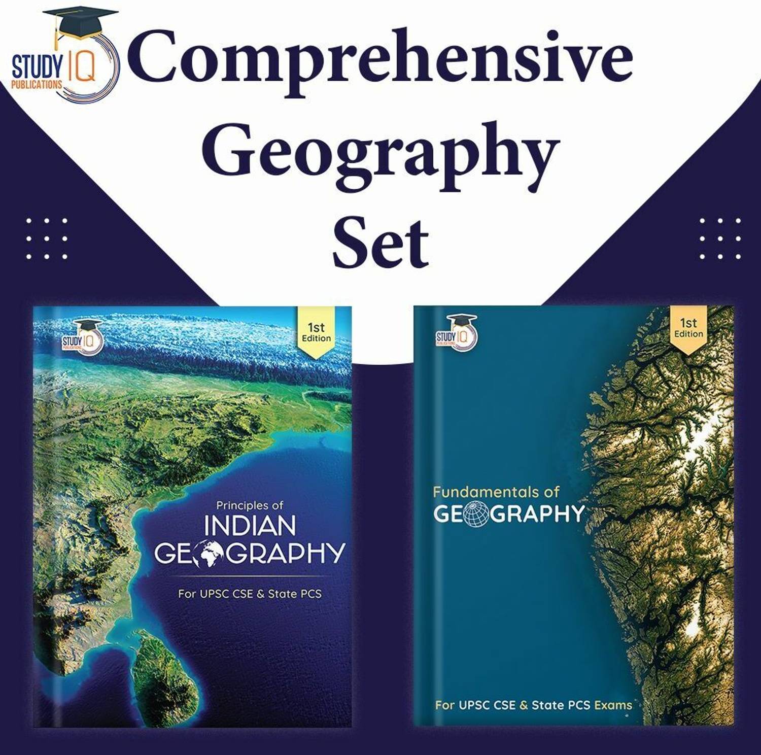 Set Of 2: Fundamentals Of Geography & Principles Of Indian Geogr