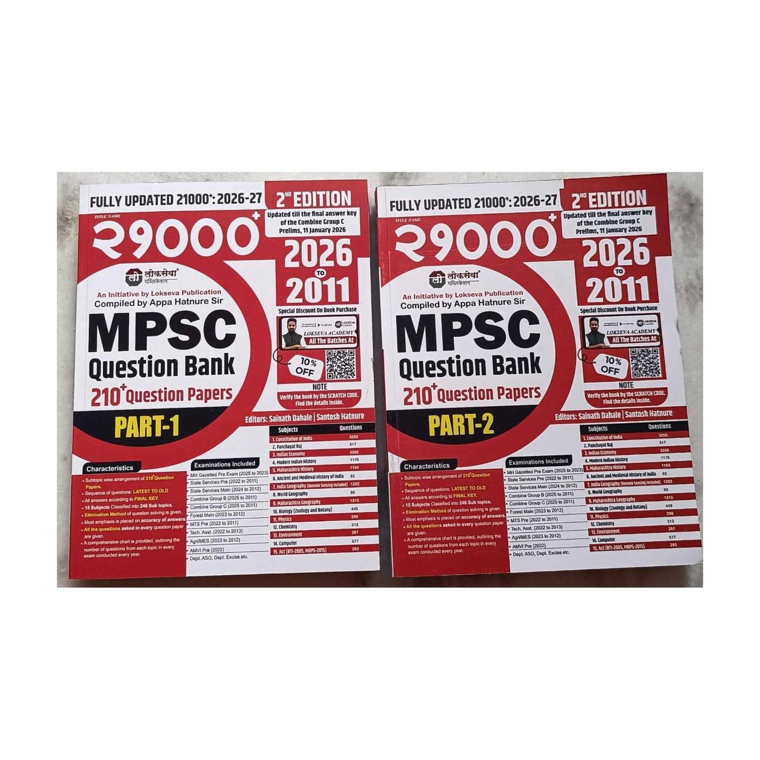 21000 MPSC Question Bank 210+ Question Papers Part 1 And Part 2