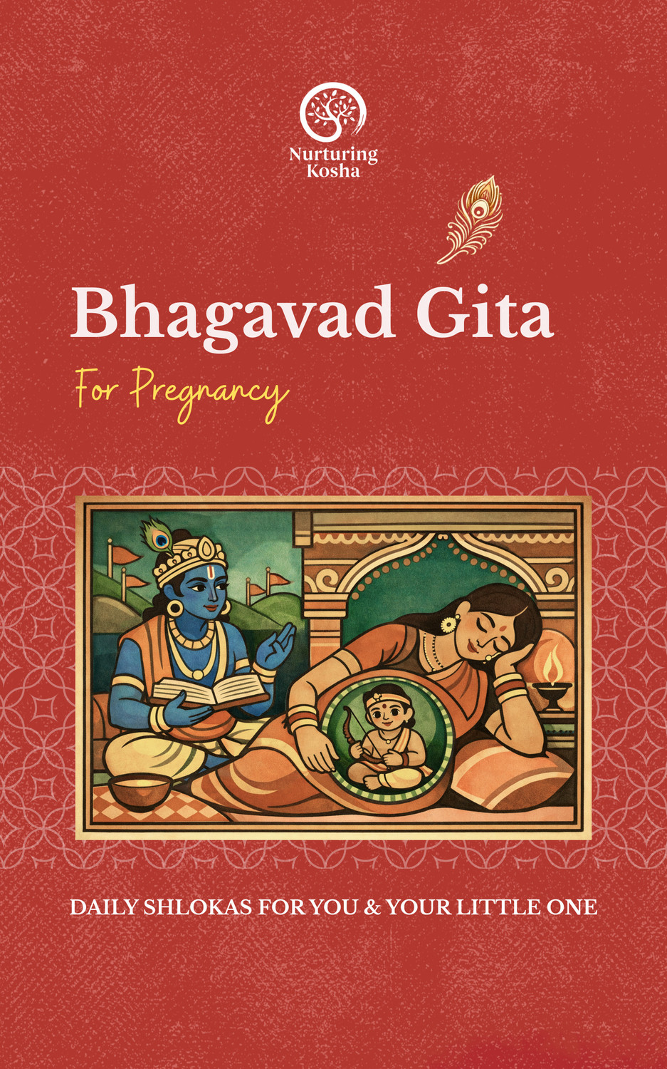 Image of Bhagavad Gita For Pregnancy | Includes 108 Verses (With Pregnancy Reflections) | 12 Themes With Activities | Pregnancy Gift