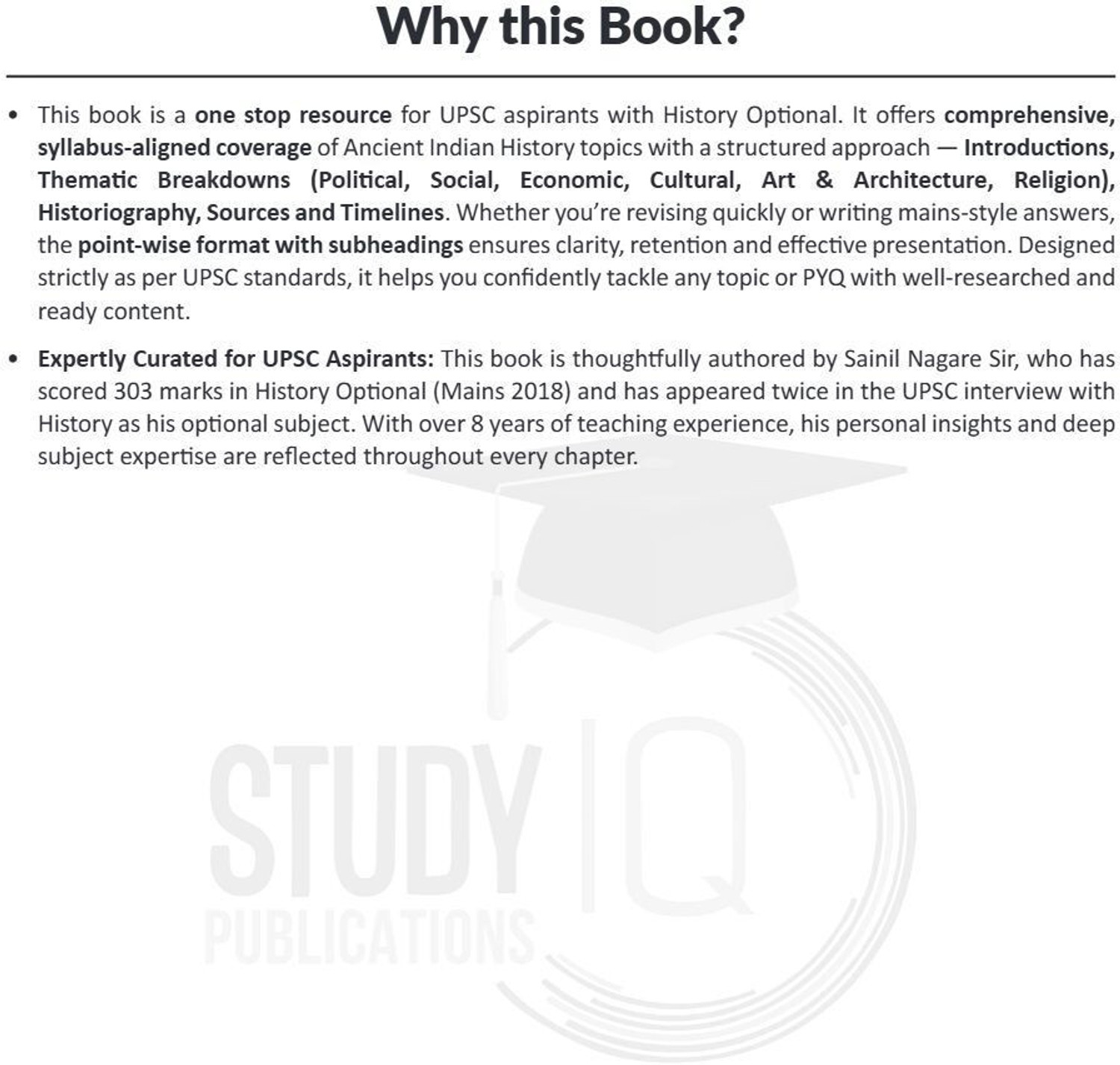 Image of Ancient India History For UPSC History Optional 2026 (English) (Sainil Nagare)