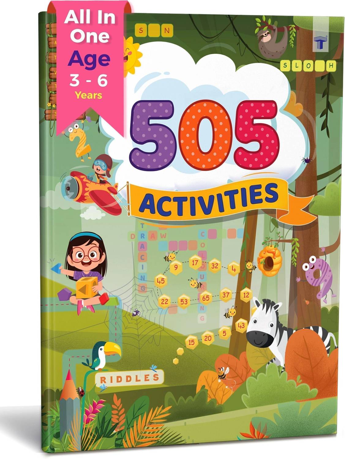 Nurture 505 Activities Book For Kids English Activity Workbook